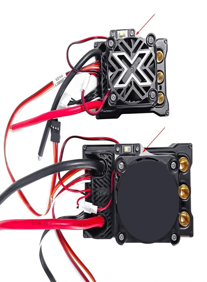 RCHUBAM RC ESC X8S Switch Mount X 8S RC On & Off Aluminum Switch Holder for Castle Mamba Monster X 8S 1/6 ESC Upgrade Parts - Image 4